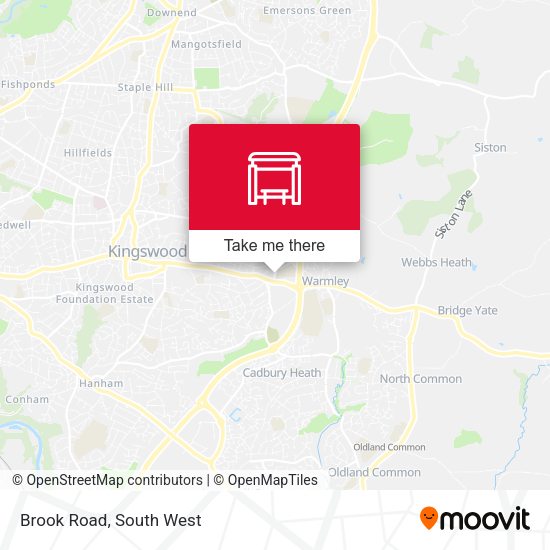 Brook Road map