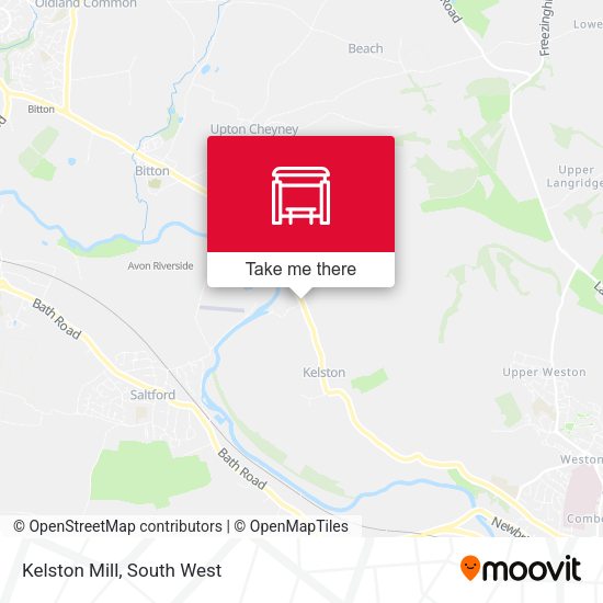 Kelston Mill map