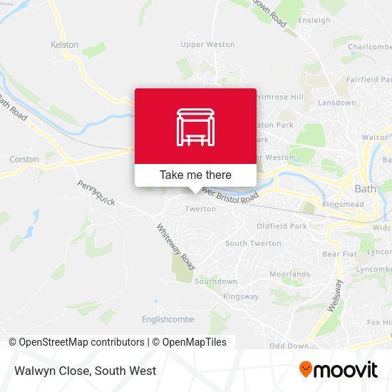 Walwyn Close map
