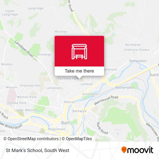 St Mark's School map