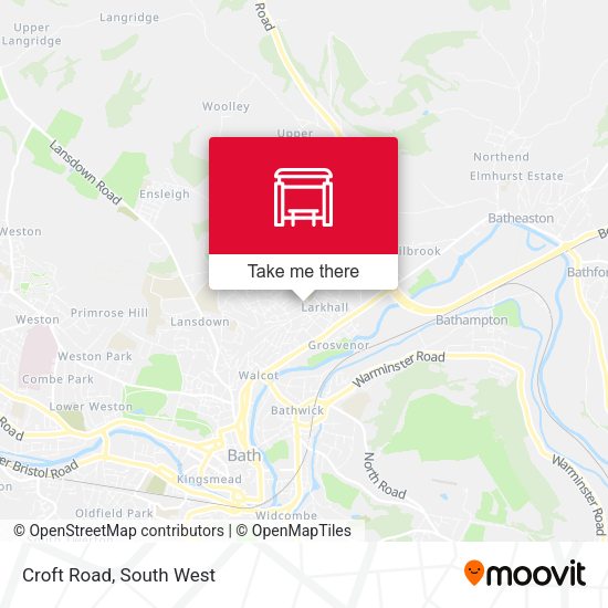 Croft Road map