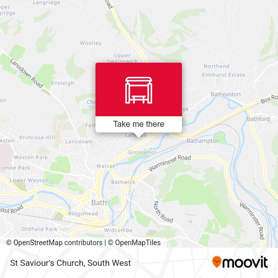 St Saviour's Church map
