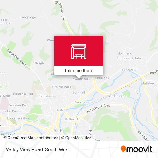 Valley View Road map