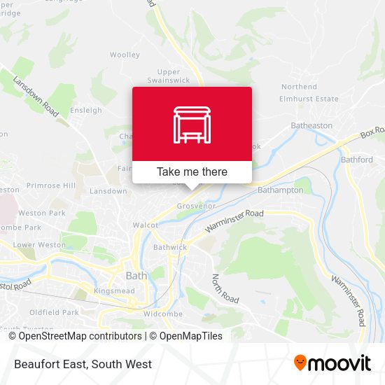 Beaufort East map