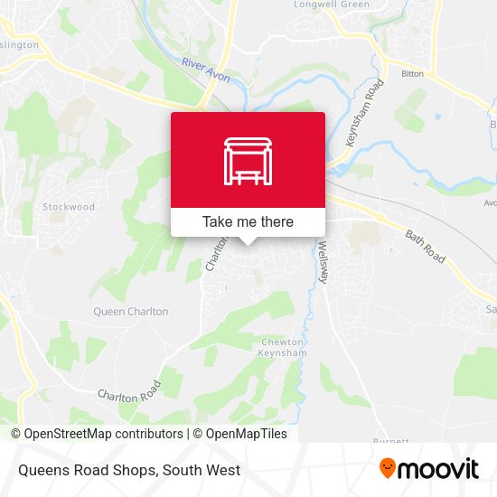 Queens Road Shops map