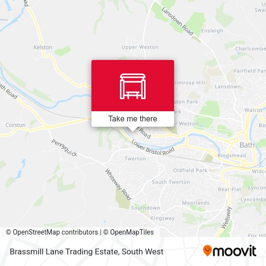 Brassmill Lane Trading Estate map
