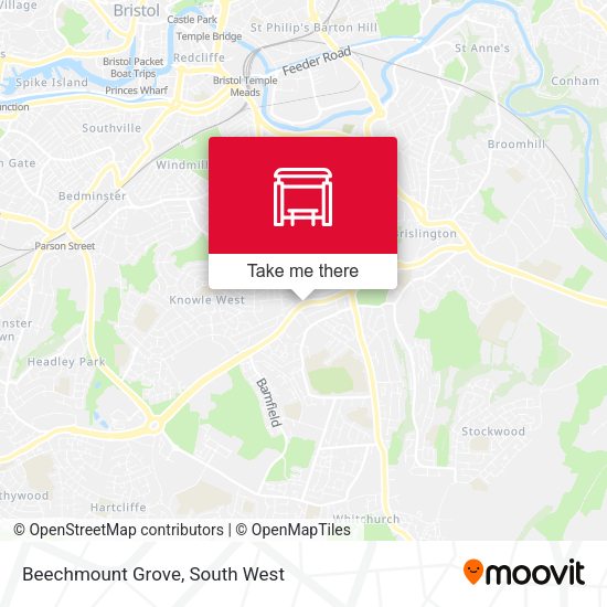Beechmount Grove map