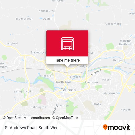St Andrews Road map