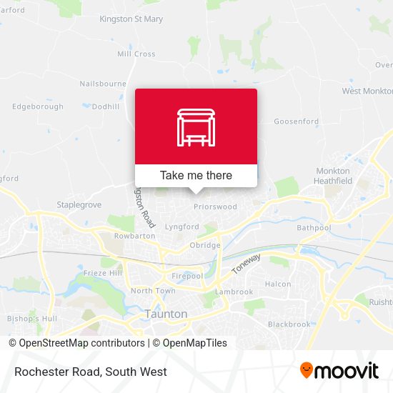 Rochester Road map