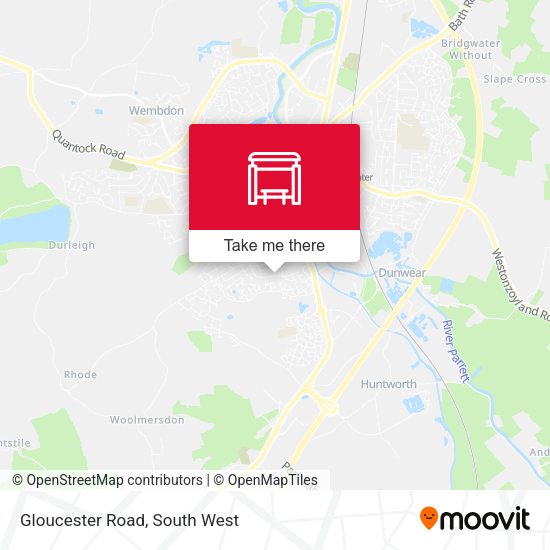 Gloucester Road map
