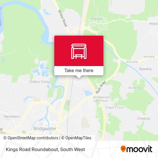 Kings Road Roundabout map