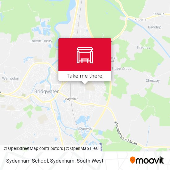 Sydenham School, Sydenham map