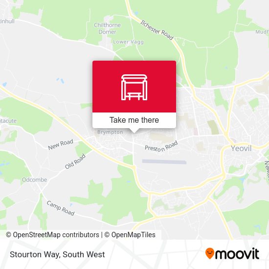 Stourton Way map