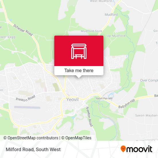 Milford Road map