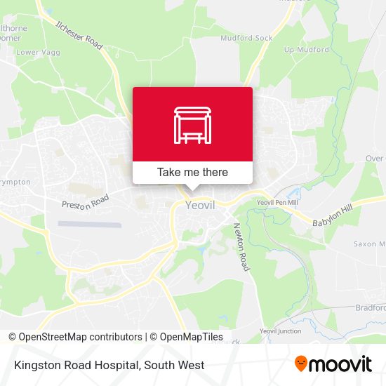 Kingston Road Hospital map