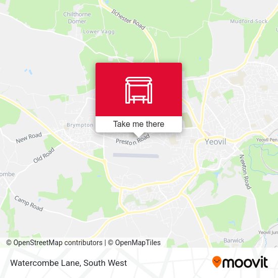 Watercombe Lane map
