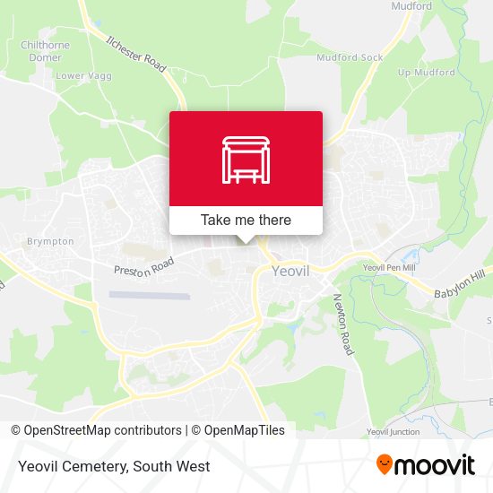 Yeovil Cemetery map