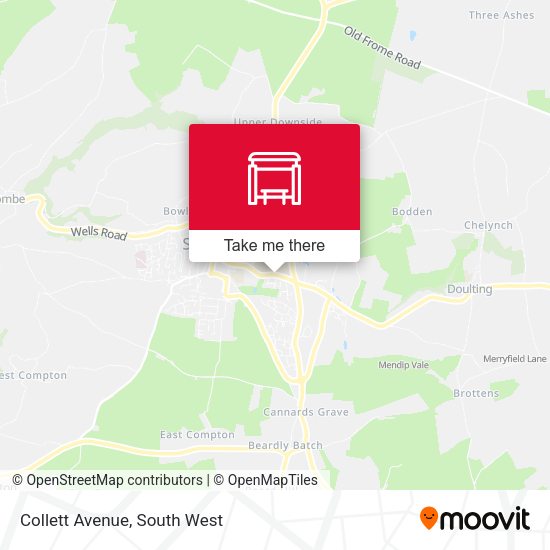 Collett Avenue map