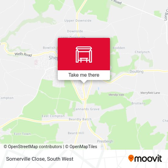 Somerville Close map