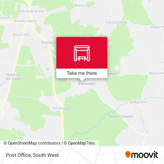 Post Office map