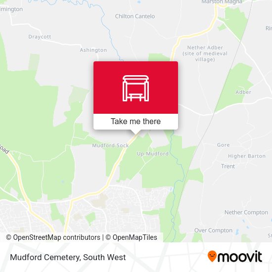 Mudford Cemetery map