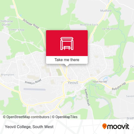 Yeovil College map