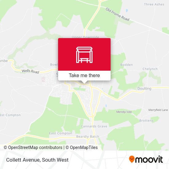 Collett Avenue map