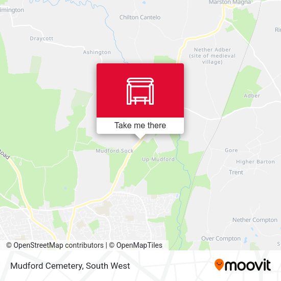 Mudford Cemetery map