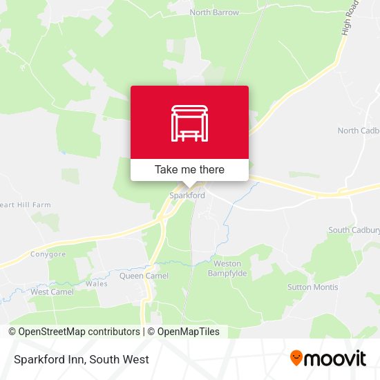 Sparkford Inn map