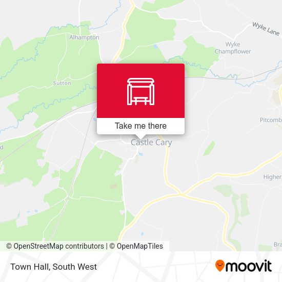 Town Hall map