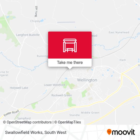 Swallowfield Works map