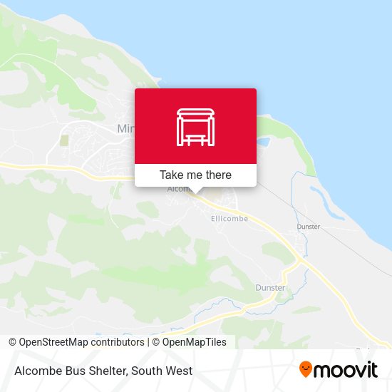 Alcombe Bus Shelter map