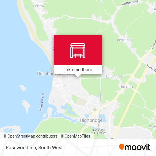 Rosewood Inn map