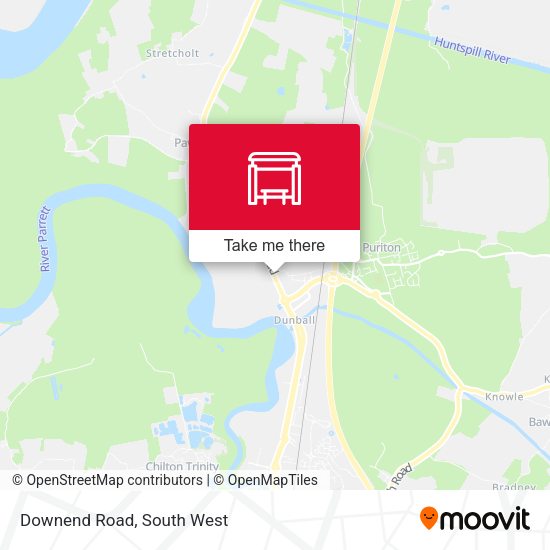 Downend Road map