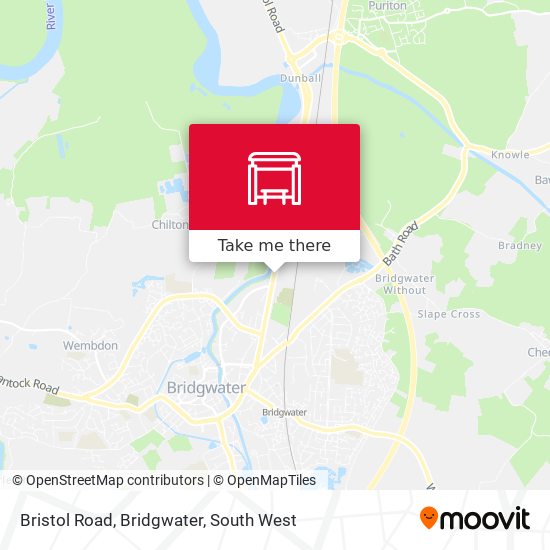 Bristol Road, Bridgwater map