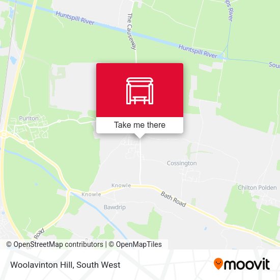 Woolavinton Hill map