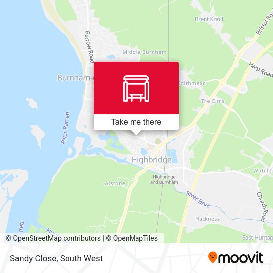 Sandy Close map