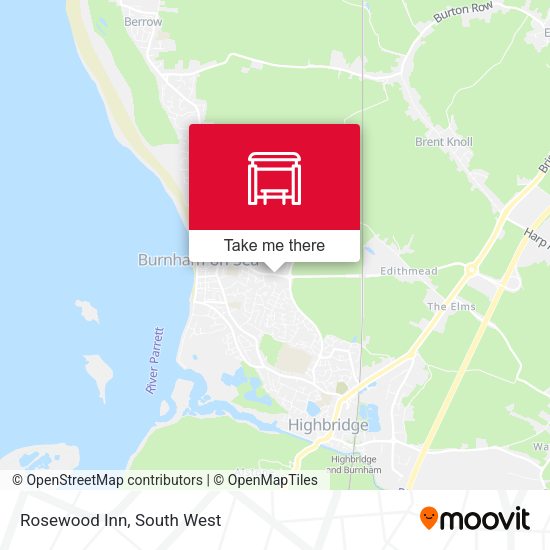 Rosewood Inn map