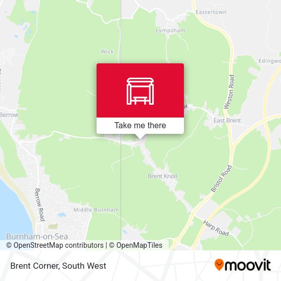 Brent Corner map