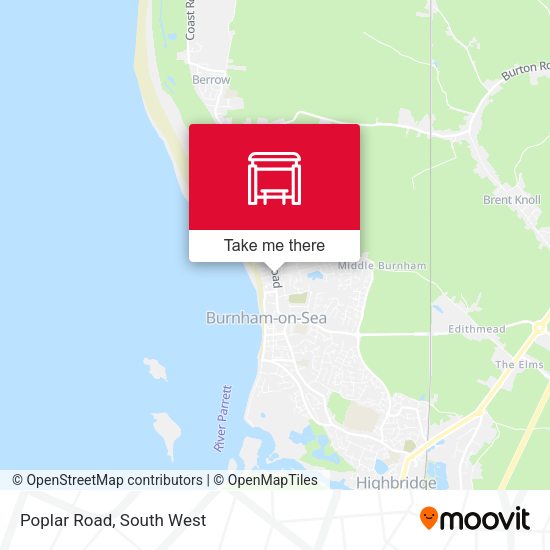 Poplar Road map