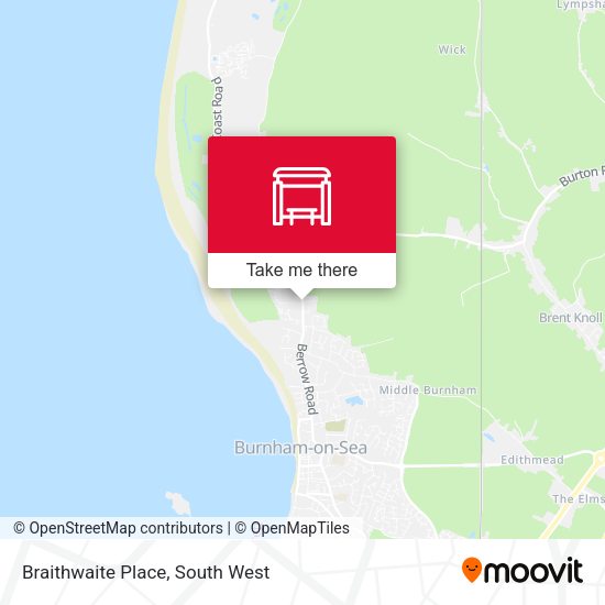 Braithwaite Place map