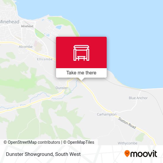 Dunster Showground map