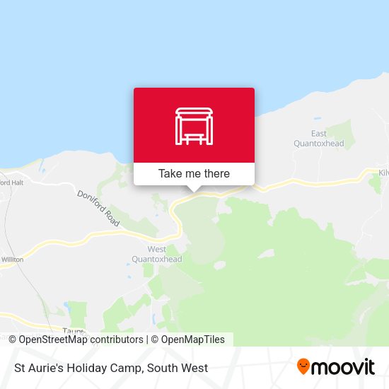St Aurie's Holiday Camp map