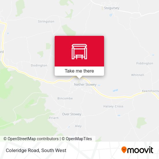 Coleridge Road map