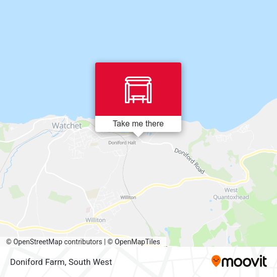 Doniford Farm map