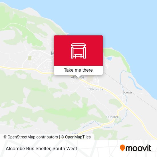 Alcombe Bus Shelter map