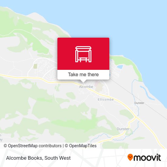 Alcombe Books map