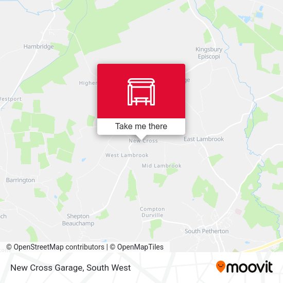 New Cross Garage map