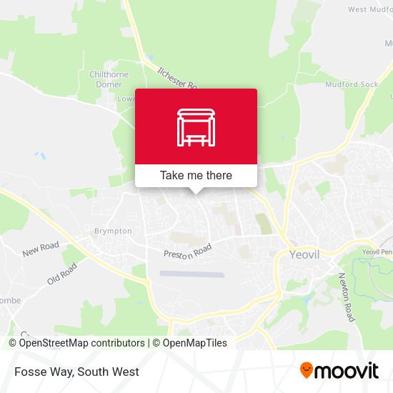 Fosse Way map