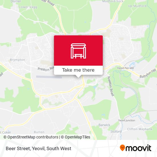 Beer Street, Yeovil map